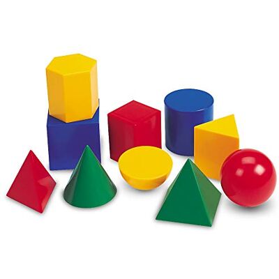 Learning Resources Groot Geometrisch vormen 10-Stuks Set Learning Resources Groot Geometrisch vormen 10-Stuks Set