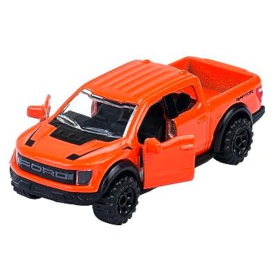 Majorette Premium Cars Ford F-150 Raptor, oranje, rood Majorette Premium Cars Ford F-150 Raptor, oranje, rood