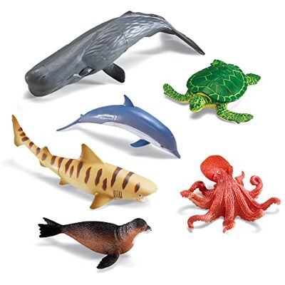 Learning Resources Jumbo Ocean Diers 6-Stuk Set Learning Resources Jumbo Ocean Diers 6-Stuk Set