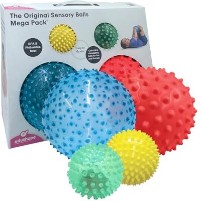 Fisher-Price Sensorische Ballenset - 4 stuks voor baby's Fisher-Price Sensorische Ballenset - 4 stuks voor baby's