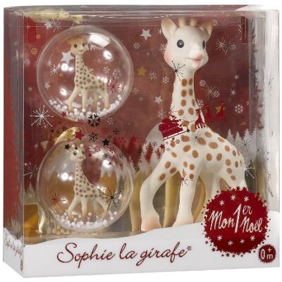 Sophie la girafe Kerstdecoratie Gift Set & Origineel Sophie la girafe Kerstdecoratie Gift Set & Origineel