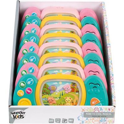 WONDERKIDS Muzikale wekkercontroller, interactief speelgoed met geluid en licht, willekeurig model WONDERKIDS Muzikale wekkercontroller, interactief speelgoed met geluid en licht, willekeurig model