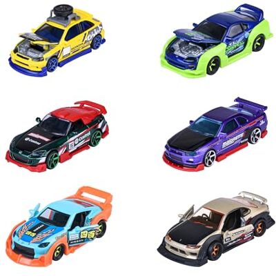 Majorette JDM Legends Deluxe Cars, 6+1-asst, 8504101001 Majorette JDM Legends Deluxe Cars, 6+1-asst, 8504101001