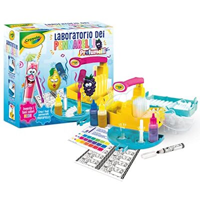 CRAYOLA Laboratorium voor neon parfumstiften, creëer je eigen geurende viltstiften met neonkleuren, creatieve activiteit en cadeau voor kinderen, vanaf 6 jaar CRAYOLA Laboratorium voor neon parfumstiften, creëer je eigen geurende viltstiften met neonkleuren, creatieve activiteit en cadeau voor kinderen, vanaf 6 jaar