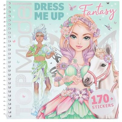 Depesche 13805 TOPModel Dress Me Up stickerboek Fantasy, met 24 pagina's fantastische modelmotieven om zelf te ontwerpen, incl. 11 stickervellen Depesche 13805 TOPModel Dress Me Up stickerboek Fantasy, met 24 pagina's fantastische modelmotieven om zelf te ontwerpen, incl. 11 stickervellen