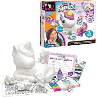 Lexibook , Squeezie Surprise moeder en haar dierenpuppy's, CRSS6LXB Lexibook , Squeezie Surprise moeder en haar dierenpuppy's, CRSS6LXB