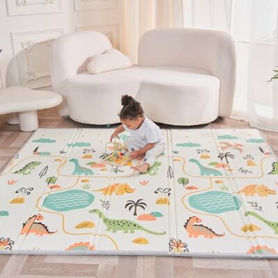 SUPERBE BEBE Baby Speelmat 180x200x1.5cm XXL Baby Gym Play Mat Speelkleed Baby Baby Foam Mat Omkeerbare Opvouwbare Schuimrubberen Vloermat Baby Speeltapijt Geboortecadeau Kruipmat Baby Tummy Time SUPERBE BEBE Baby Speelmat 180x200x1.5cm XXL Baby Gym Play Mat Speelkleed Baby Baby Foam Mat Omkeerbare Opvouwbare Schuimrubberen Vloermat Baby Speeltapijt Geboortecadeau Kruipmat Baby Tummy Time