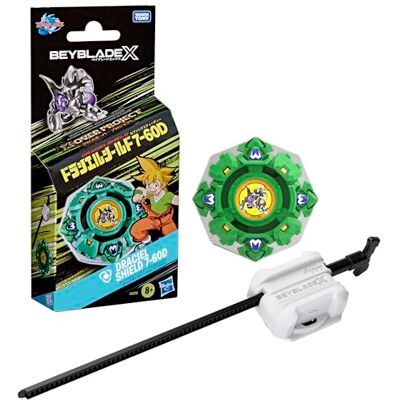 Hasbro Beyblad X X-Over Project Draciel Shield 7-60D-pack, tol en launcher Hasbro Beyblad X X-Over Project Draciel Shield 7-60D-pack, tol en launcher
