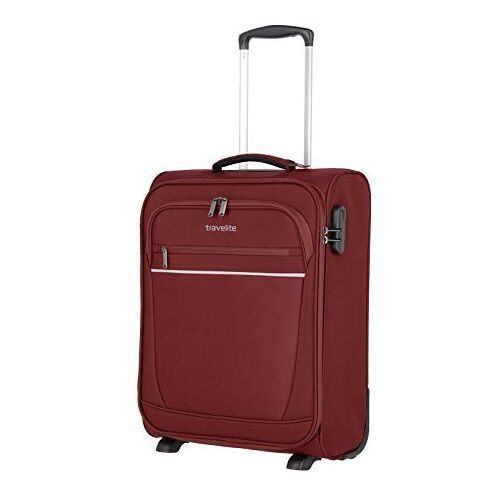 travelite Cabin 2w boordtrolley koffer, 52 cm, Bordeaux (wijnrood), 52 cm, koffer