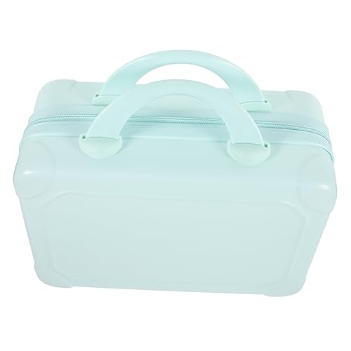 Ipetboom Cosmetisch Geval Koffers Cosmetische Handtas Make-up Koffer Draagbare Make-up Tas Cosmetische Hoesjes Voor Op Reis Vintage Koffer Mevrouw Mini Kleine Koffer Buikspieren Materiaal