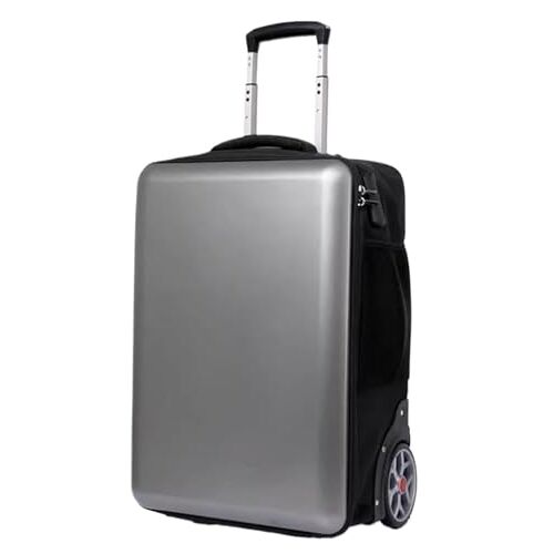 DXZENBO Bagage Koffer Carry On Bagage 2 in 1 Schouder Trolley Rugzak Grote Capaciteit Hard Shell Zakenreis Trolley Koffer Geruite Bagage, C, 22in