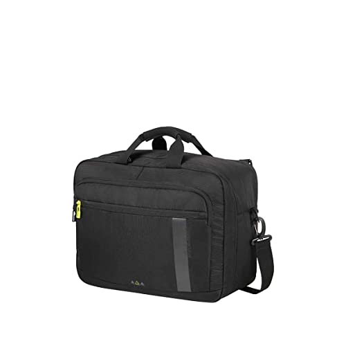 American Tourister Work-E 3 Way reistas 15,6 inch, 40,5 cm, 27 L, zwart, zwart (zwart), 15.6 Zoll (40.5 cm – 27 L), laptop rugzakken