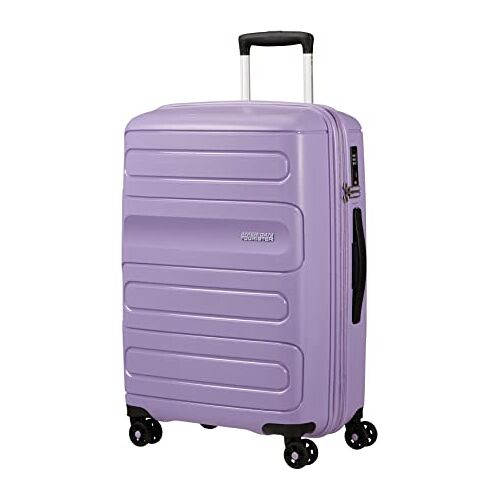 American Tourister Sunside Koffer & Trolleys, M (67,5 cm 72,5/83,5 L), paars (lavendelpaars), M (67.5 cm 72.5/83.5 L), Koffer en trolleys