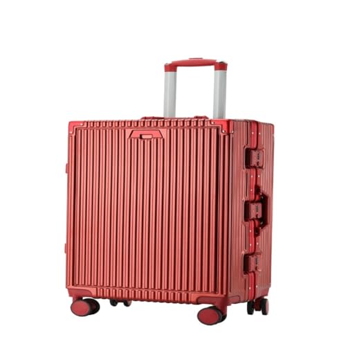 SFYYML Reiskoffer 20-inch Trolleykoffer For Mannen En Vrouwen, 24-inch Geschenktrolleykoffer, Zakelijke Instapkoffer Trolley koffer (Color : Red, Size : 24in)