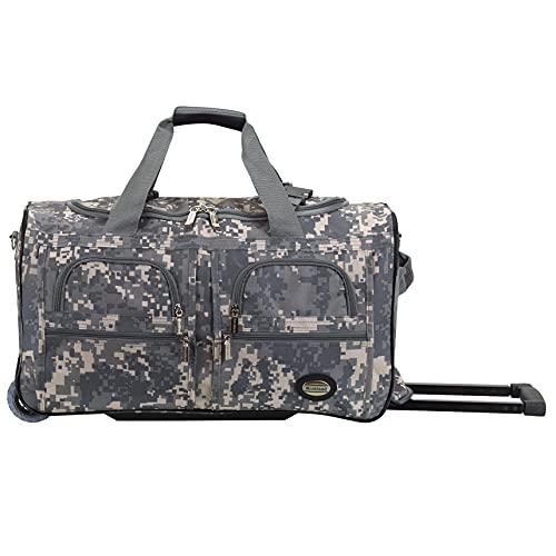 Rockland 22" Rolling Duffle Bag, ACU-Camo, Acu-camo, L, 22" Rolling Duffle Bag