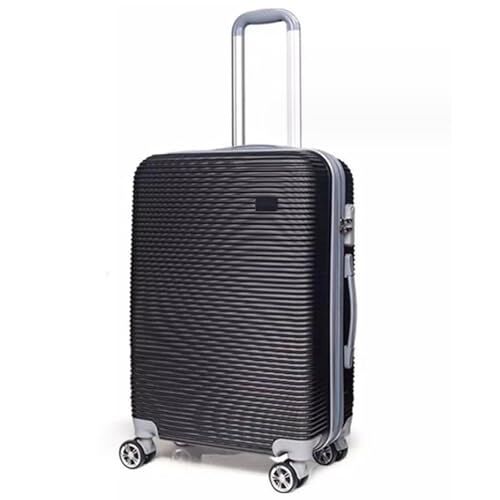 LZDLNB Koffer, bagage, lichte koffer met wielen, harde koffer, bagage, reiskoffer met verpakkingsverdeler, koffer met wielen, B, 24in