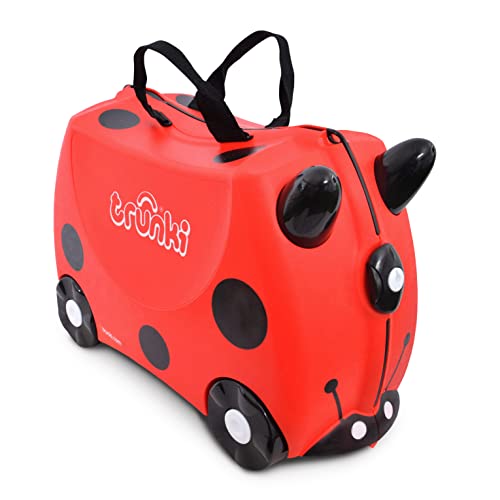 TRUNKI Trolley Kinderkoffer, handbagage voor kinderen, Harley Marienkäfer (Rot) (rood) FBA_0092-GB01-1/ 10102