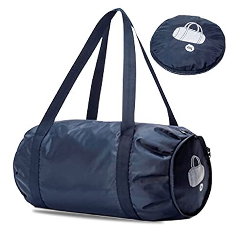 XSEXO Kleine sporttas, opvouwbare sporttas, sporttassen voor heren, yogatassen voor dames, zwemtas, herensporttas (marineblauw), Donkerblauw, Sport