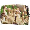 FURINKAZAN Cosmetische tas, Fashion Travel Bag Grote Toilettas, Leuke Goslings Kuikens Goose Young Bird