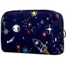 FURINKAZAN Kosmetische Zak, Fashion Travel Bag Grote Toiletry Bag, Cartoon Space Galaxy Raket