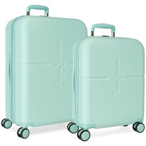 Pepe Jeans , Turkoois, 48x70x28 cms, kofferset Pepe Jeans , Turkoois, 48x70x28 cms, kofferset