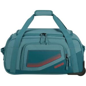 American Tourister City Racer Reistas met Wielen 55 cm, 50 L Handbagage met Veel Opbergruimte en Schoenenvak Waterafstotend, Smart Sleeve, Robuust Blauw (Petrol) American Tourister City Racer Reistas met Wielen 55 cm, 50 L Handbagage met Veel Opbergruimte en Schoenenvak Waterafstotend, Smart Sleeve, Robuust Blauw (Petrol)