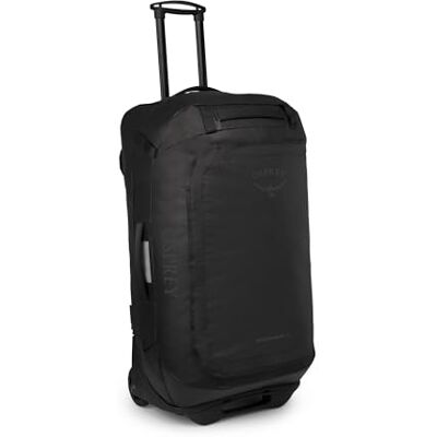 Osprey Transporter Wheeled Duffel 90 Raven Black OS wielen duffel, rollende koffer, dragen op bagage, reistas, bagage op wielen, rollende reizen, zwarte kleur, OS grootte Osprey Transporter Wheeled Duffel 90 Raven Black OS wielen duffel, rollende koffer, dragen op bagage, reistas, bagage op wielen, rollende reizen, zwarte kleur, OS grootte