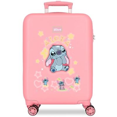 Disney Stitch You & Me Roze Handbagage Koffer 38x55x20 cm Hard ABS Zijcombinatiesluiting 35L 2.5kg 4 Dubbele Wielen Handbagage Disney Stitch You & Me Roze Handbagage Koffer 38x55x20 cm Hard ABS Zijcombinatiesluiting 35L 2.5kg 4 Dubbele Wielen Handbagage