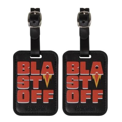 American Tourister Bagagelabels Voor koffers en tassen, met verstelbare riem, adreskaart inbegrepen, met opdruk, Set van 2 stuks Blast Off American Tourister Bagagelabels Voor koffers en tassen, met verstelbare riem, adreskaart inbegrepen, met opdruk, Set van 2 stuks Blast Off