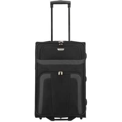 paklite Travelite 2-wielkoffer maat M, bagageserie ORLANDO: klassieke zachte bagagewagen in tijdloos design, 63 cm, 58 liter, uittrekbare handgreep, zwart paklite Travelite 2-wielkoffer maat M, bagageserie ORLANDO: klassieke zachte bagagewagen in tijdloos design, 63 cm, 58 liter, uittrekbare handgreep, zwart