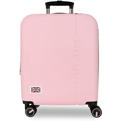 Pepe Jeans Aris Lichtroze Handbagage Koffer 40x55x20 cm Hard ABS Geïntegreerde Combinatiesluiting 37L 2.6kg 4 Dubbele Wielen Handbagage Pepe Jeans Aris Lichtroze Handbagage Koffer 40x55x20 cm Hard ABS Geïntegreerde Combinatiesluiting 37L 2.6kg 4 Dubbele Wielen Handbagage