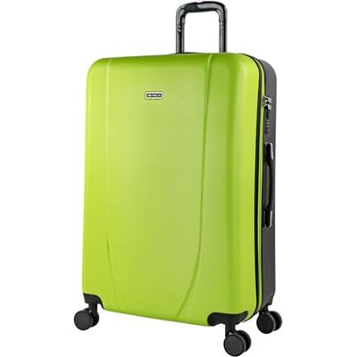 ITACA Grote Koffer Trolley Koffer Reiskoffer van . Koffer Groot Trolley 4 Wielen Combinatieslot. Reiskoffer Groot ABS harde schaal, Pistachet-antraciet ITACA Grote Koffer Trolley Koffer Reiskoffer van . Koffer Groot Trolley 4 Wielen Combinatieslot. Reiskoffer Groot ABS harde schaal, Pistachet-antraciet