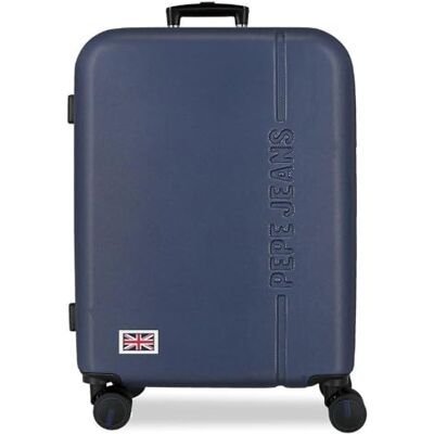 Pepe Jeans Aris Marine Middelgrote Koffer 48x68x27 cm Hard ABS Geïntegreerd Combinatieslot 72L 3.48kg 4 Dubbele Wielen Uitbreidbaar van Joumma Bags Pepe Jeans Aris Marine Middelgrote Koffer 48x68x27 cm Hard ABS Geïntegreerd Combinatieslot 72L 3.48kg 4 Dubbele Wielen Uitbreidbaar van Joumma Bags