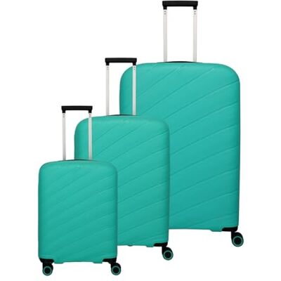 travelite Burano Kofferset met 4 wielen, 3-delig, maten L/M/S, bagageserie Burano: trolleys met harde schaal van polypropyleen met TSA-combinatieslot travelite Burano Kofferset met 4 wielen, 3-delig, maten L/M/S, bagageserie Burano: trolleys met harde schaal van polypropyleen met TSA-combinatieslot