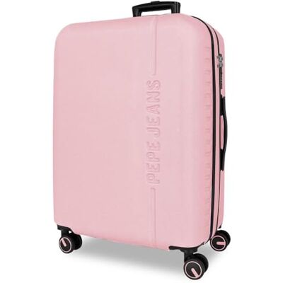 Pepe Jeans Montana Medium Roze Koffer 48x68x27 cm Hard ABS Geïntegreerde TSA-sluiting 72 L 4.14 kg Pepe Jeans Montana Medium Roze Koffer 48x68x27 cm Hard ABS Geïntegreerde TSA-sluiting 72 L 4.14 kg