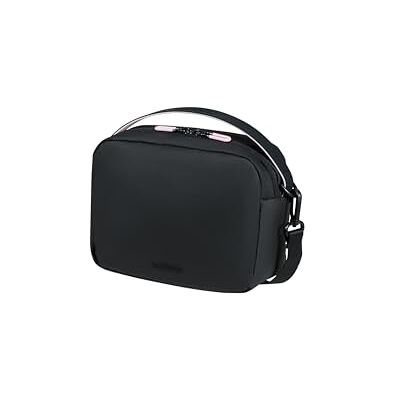American Tourister Puffypop Tas, 20 cm Met AirPods-vak, Afneembare schouderriem Zwart American Tourister Puffypop Tas, 20 cm Met AirPods-vak, Afneembare schouderriem Zwart
