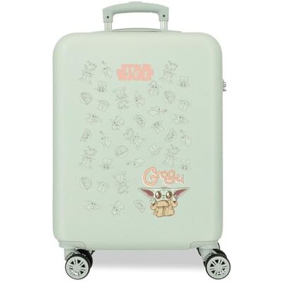 STAR WARS Joumma Bags cabinekoffer, van ABS, een robuust en licht materiaal, zijdelingse combinatiesluiting op de koffer voor veilig reizen, vier dubbele multidirectionele wielen, Groen, 38 cm x 55 cm STAR WARS Joumma Bags cabinekoffer, van ABS, een robuust en licht materiaal, zijdelingse combinatiesluiting op de koffer voor veilig reizen, vier dubbele multidirectionele wielen, Groen, 38 cm x 55 cm