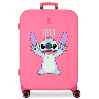 Disney Joumma Playful Middelgrote koffer, fuchsia, 48 x 70 x 28 cm, stijf, 4,32 kg, geïntegreerde TSA-sluiting, ABS, 4,32 kg, 79 l Disney Joumma Playful Middelgrote koffer, fuchsia, 48 x 70 x 28 cm, stijf, 4,32 kg, geïntegreerde TSA-sluiting, ABS, 4,32 kg, 79 l