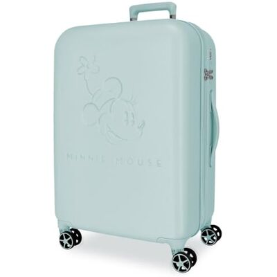 Disney Joumma Traveling with Minnie Middelgrote Koffer Turquoise Blauw 44x65x26 cm Hard ABS Geïntegreerd Combinatieslot 63L 3.4kg 4 Dubbele Wielen Disney Joumma Traveling with Minnie Middelgrote Koffer Turquoise Blauw 44x65x26 cm Hard ABS Geïntegreerd Combinatieslot 63L 3.4kg 4 Dubbele Wielen