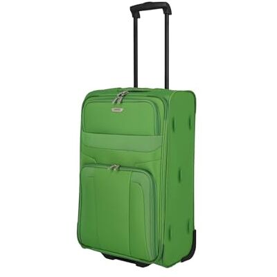 paklite reiskoffer met 2 wielen, Orlando zachte, klassieke bagagewagen met tijdloos design, Groen, 63 cm (Trolley M) paklite reiskoffer met 2 wielen, Orlando zachte, klassieke bagagewagen met tijdloos design, Groen, 63 cm (Trolley M)