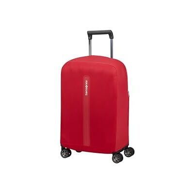 Samsonite TA Revolution Opvouwbare Beschermhoes voor Koffer Maat S, Kofferhoes Passend voor 55 cm, Reiskoffer Bescherming, met Reflecterend Detail, Rood Samsonite TA Revolution Opvouwbare Beschermhoes voor Koffer Maat S, Kofferhoes Passend voor 55 cm, Reiskoffer Bescherming, met Reflecterend Detail, Rood