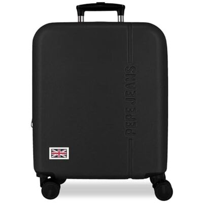 Pepe Jeans Aris Handbagage Koffer Zwart 40x55x20 cm Hard ABS Geïntegreerd Combinatieslot 37L 2.6kg 4 Dubbele Wielen Handbagage Pepe Jeans Aris Handbagage Koffer Zwart 40x55x20 cm Hard ABS Geïntegreerd Combinatieslot 37L 2.6kg 4 Dubbele Wielen Handbagage