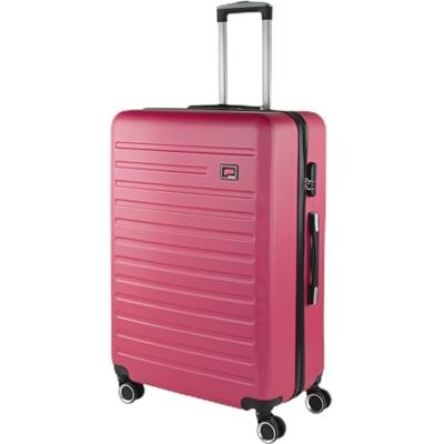 SKPAT Grote Koffer Trolley Koffer Reiskoffer van . Koffer Groot Trolley 4 Wielen Combinatieslot. Reiskoffer Groot ABS harde schaal, Fuchsia SKPAT Grote Koffer Trolley Koffer Reiskoffer van . Koffer Groot Trolley 4 Wielen Combinatieslot. Reiskoffer Groot ABS harde schaal, Fuchsia