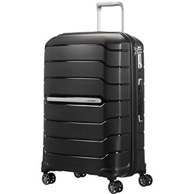 Samsonite Flux Spinner M, Uitschuifbare koffer, 68 cm, 75/85 L, Zwart (Black) Samsonite Flux Spinner M, Uitschuifbare koffer, 68 cm, 75/85 L, Zwart (Black)