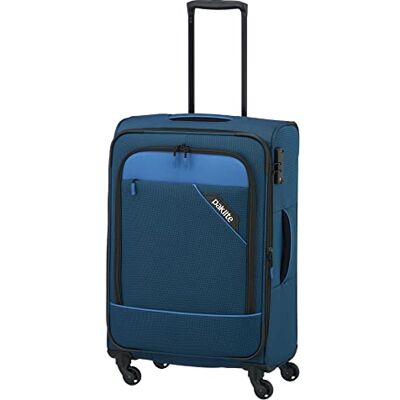 paklite Derby, reiskoffer, 4 wielen, zachte schaal, middelgrote rolkoffer, uitbreidbaar, stijlvolle trolley met expansievouw, TSA-slot, 66 cm, 69-79 liter, blauw, 66 cm (Trolley M), DERBY 4w trolley paklite Derby, reiskoffer, 4 wielen, zachte schaal, middelgrote rolkoffer, uitbreidbaar, stijlvolle trolley met expansievouw, TSA-slot, 66 cm, 69-79 liter, blauw, 66 cm (Trolley M), DERBY 4w trolley