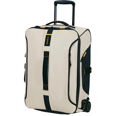 Samsonite Paradiver Light Reistas met Wielen & Rugzakfunctie (55 cm), Small, Handbagage, Waterafstotend, Lichtgewicht, 51L, Zand (Sand) Samsonite Paradiver Light Reistas met Wielen & Rugzakfunctie (55 cm), Small, Handbagage, Waterafstotend, Lichtgewicht, 51L, Zand (Sand)