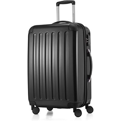Hauptstadtkoffer ALEX Uitbreidbare hardschalige koffer 65 cm (74 l) met TSA-slot, robuuste trolley-reiskoffer met 4 dubbele wielen, Zwart Hauptstadtkoffer ALEX Uitbreidbare hardschalige koffer 65 cm (74 l) met TSA-slot, robuuste trolley-reiskoffer met 4 dubbele wielen, Zwart