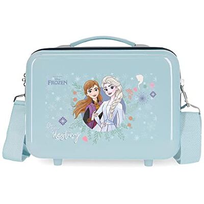 Disney Frozen Own Your Destiny Make-uptas, aanpasbaar, met schoudertas, blauw, 29 x 21 x 15 cm, stijf, ABS, 9,14 l, 0,6 kg, Blauw, Neceser, Verstelbare toilettas met schoudertas Disney Frozen Own Your Destiny Make-uptas, aanpasbaar, met schoudertas, blauw, 29 x 21 x 15 cm, stijf, ABS, 9,14 l, 0,6 kg, Blauw, Neceser, Verstelbare toilettas met schoudertas