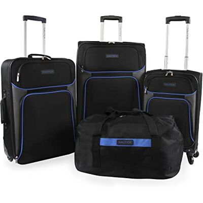 Nautica Seascape Collection 4pc Softside Luggage Set Nautica Seascape Collection 4pc Softside Luggage Set