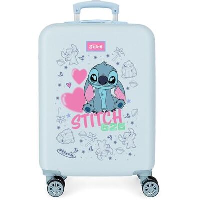 Disney Joumma Stitch Hearts Handbagage Koffer Blauw 38x55x20 cm Hard ABS Zijcombinatiesluiting 35L 2 kg Handbagage Disney Joumma Stitch Hearts Handbagage Koffer Blauw 38x55x20 cm Hard ABS Zijcombinatiesluiting 35L 2 kg Handbagage
